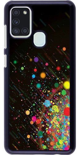 Coque Samsung Galaxy A21s - Abstract bubule lines